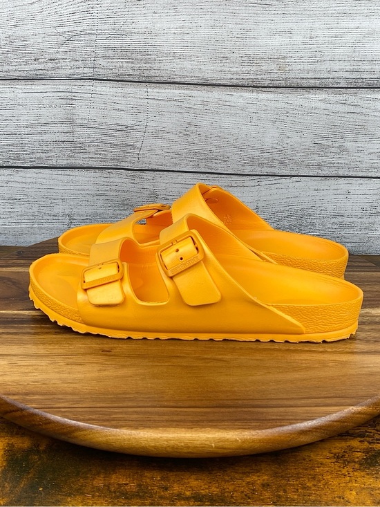 Birkenstock Other - Birkenstock Arizona Essentials EVA Honolulu Orange Sandals Men’s Size 12 EU 45